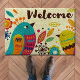Birdy Welcome coir door mat