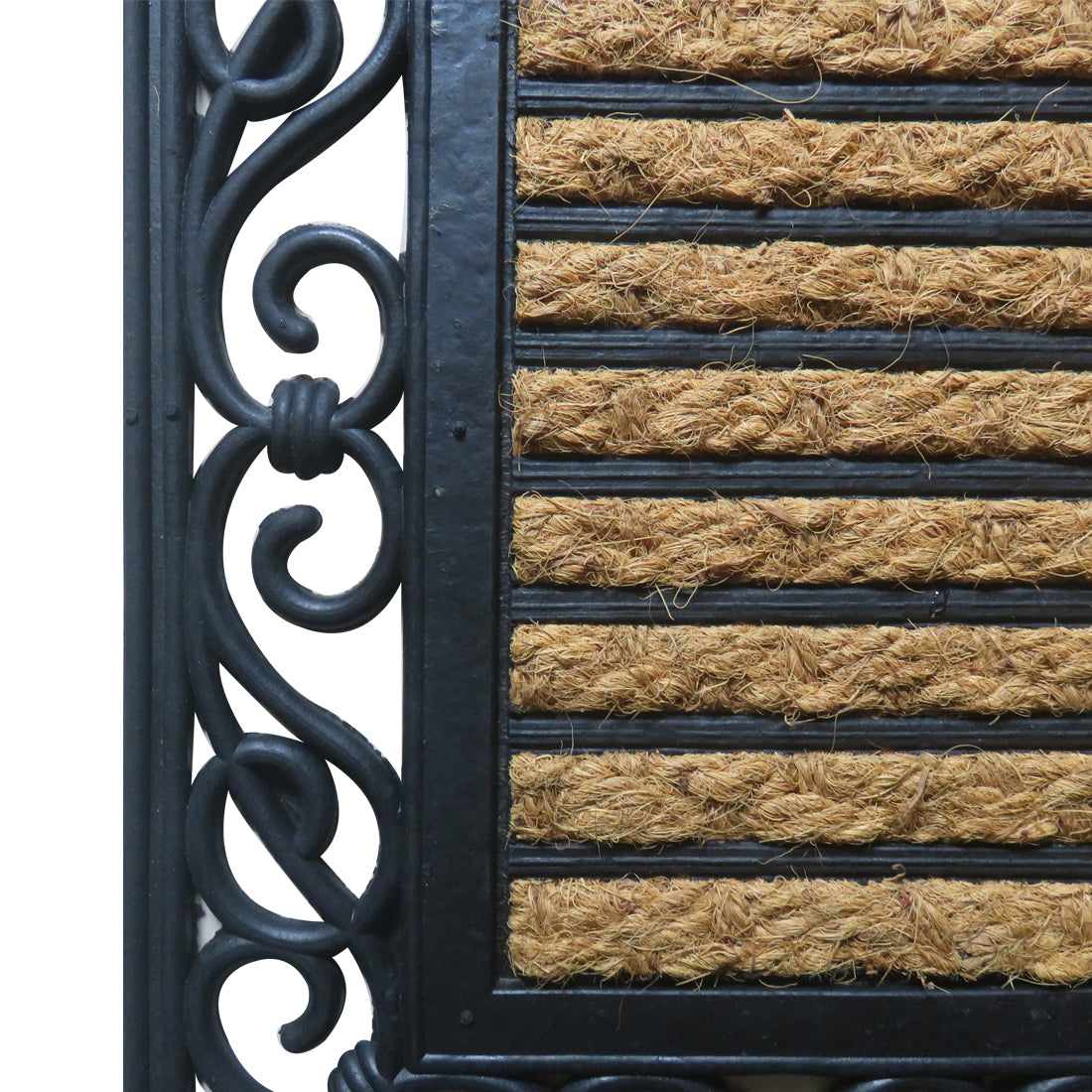 Stripes Rubber & Coir Doormat 45x75 cm – ATMAH, view 3
