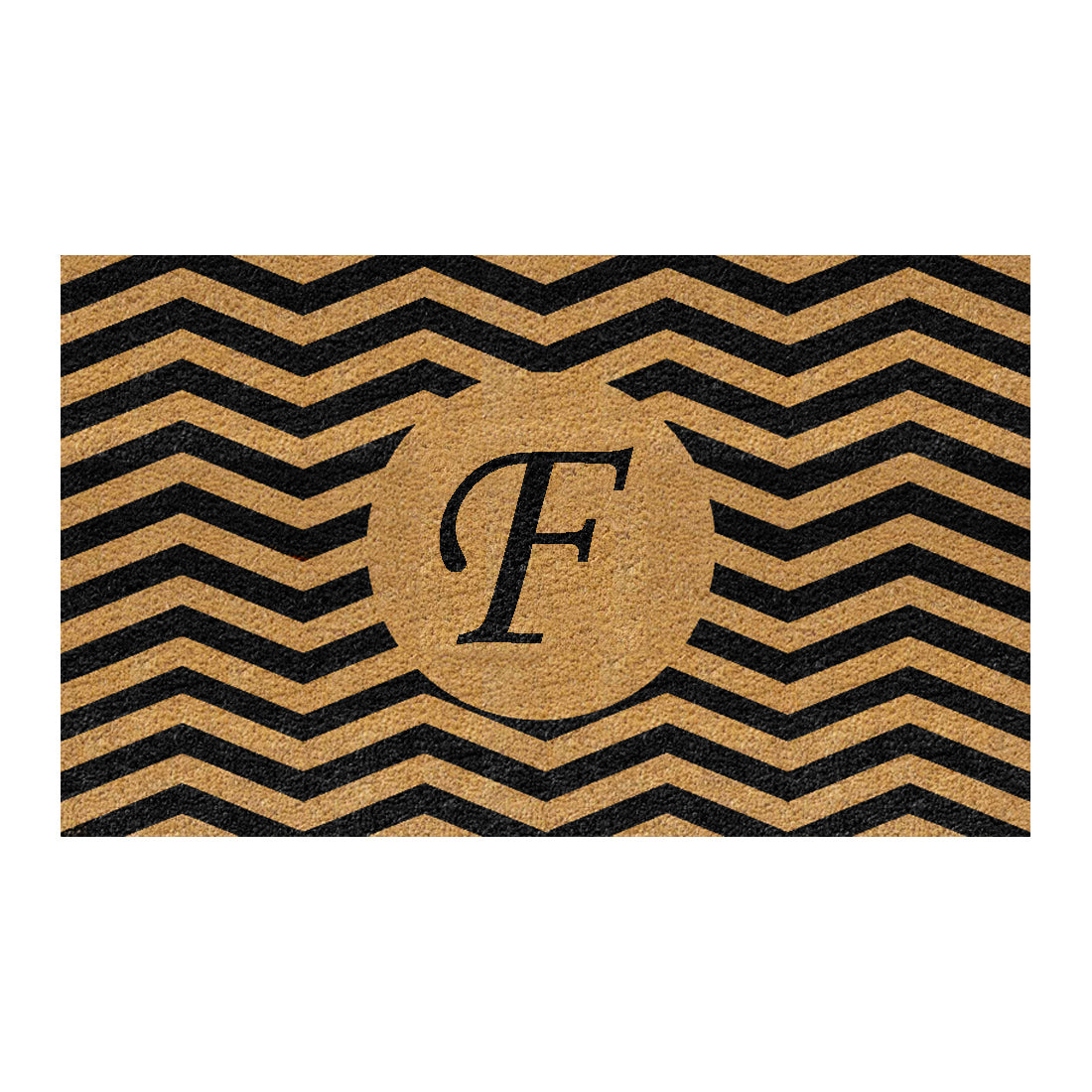 ZIGZAG Monogram Coir Doormat 45x75 cm – ATMAH, view 7