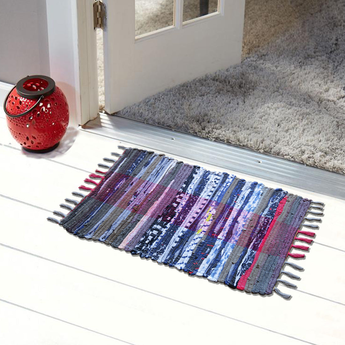 Cotton Chindi Rag Rugs, Set of 4 – ATMAH, view 2
