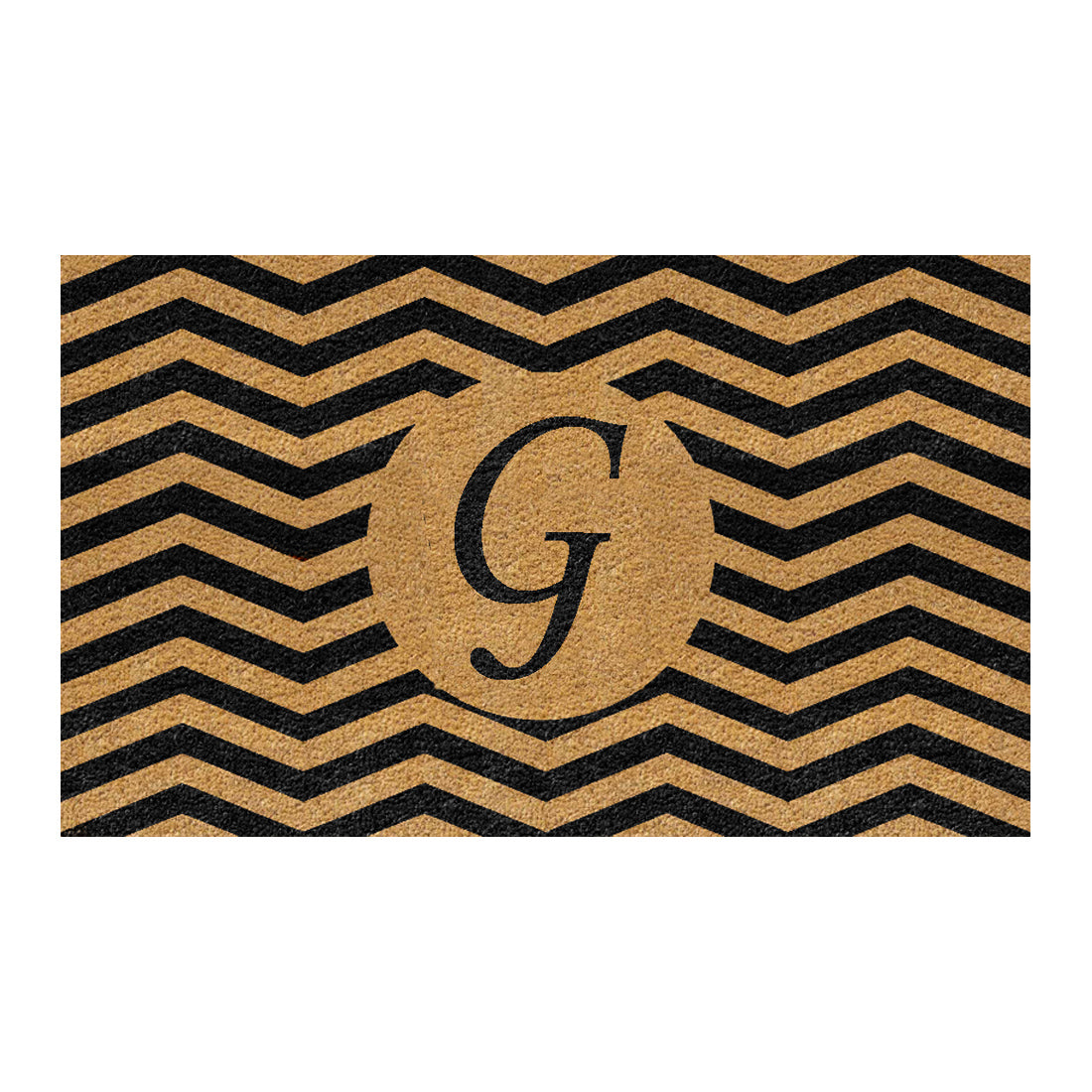 ZIGZAG Monogram Coir Doormat 45x75 cm – ATMAH, view 8