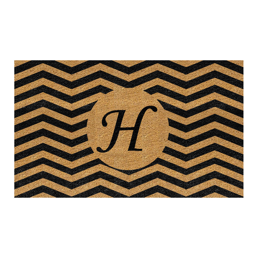 ZIGZAG Monogram Coir Doormat 45x75 cm – ATMAH, view 9