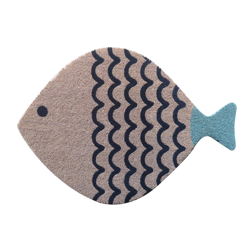 Pretty Fishy Coir Doormat – ATMAH, view 5