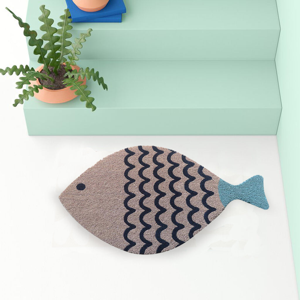 Pretty Fishy Coir Doormat – ATMAH