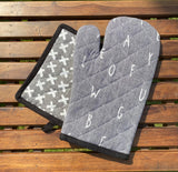 Oven & Pot Mitt - Alphabets