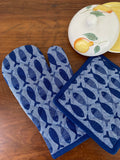 Oven & Pot Mitt - Fishes