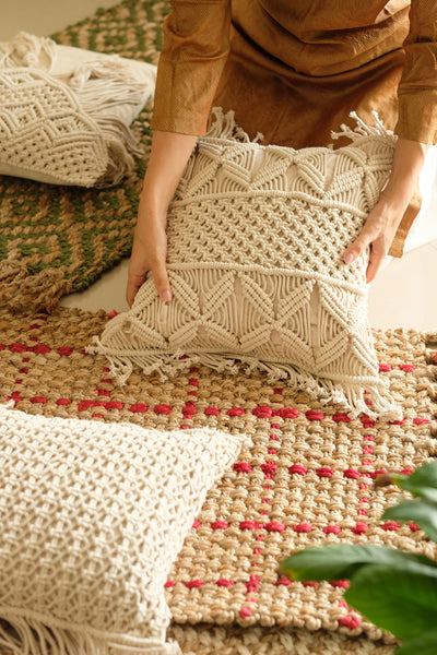 Allegra Macrame Cushion Cover