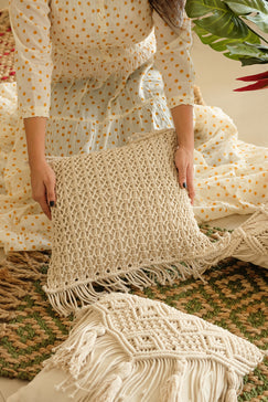 Arianna Macrame Cushion Cover