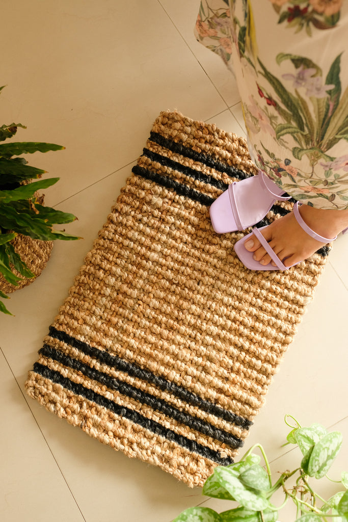 Jute Stria Natural Jute Rug – ATMAH