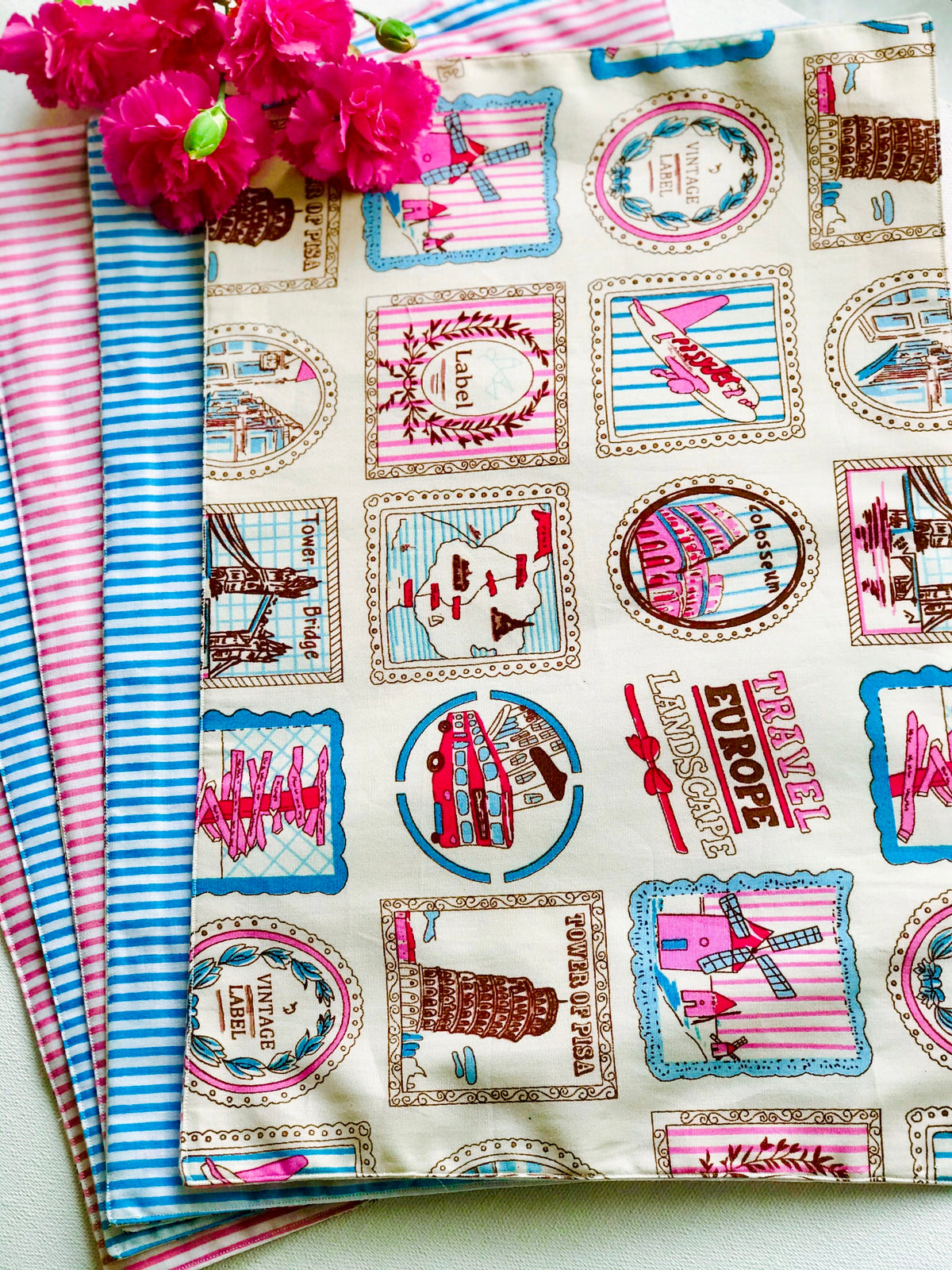 Teatime Handwoven Cotton Placemats Set of 6 – ATMAH